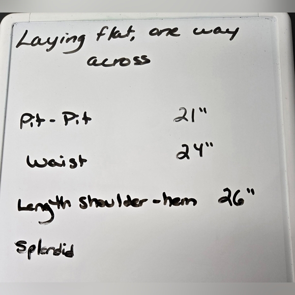 Splendid L Linen Blend Sleeveless Top Button Down Collared Stripes - Picture 6 of 6